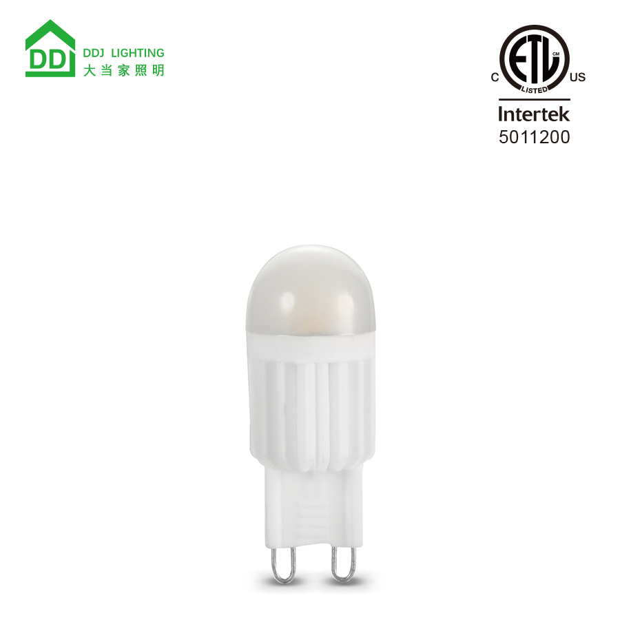 ETL G9 LED 2.5W 250lm Dimmable 120/220VAC